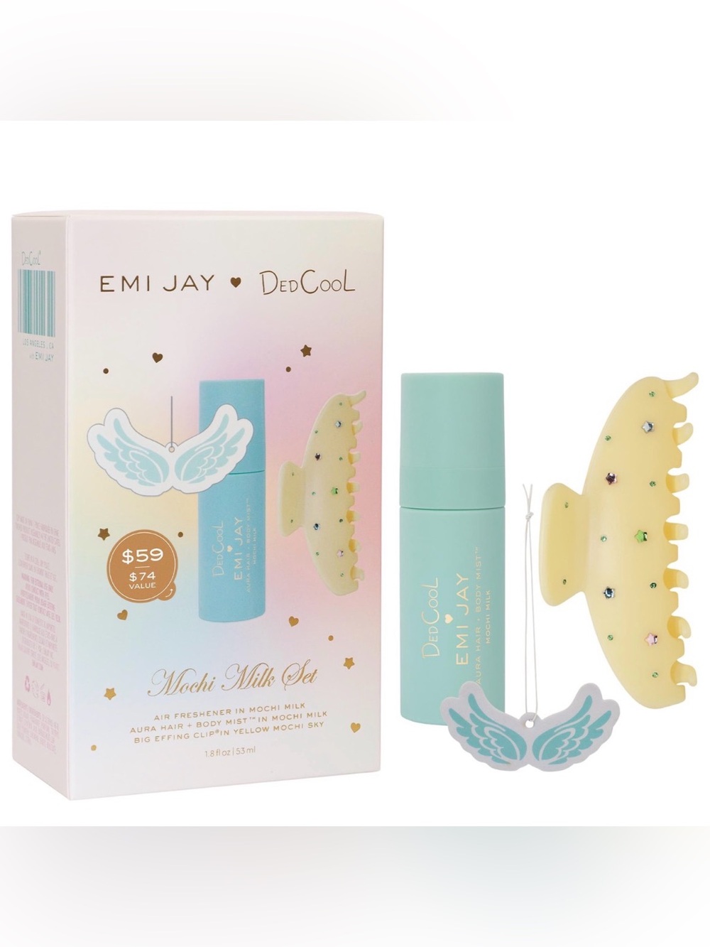 Emi Jay x DedCool Mochi Milk Set Hair Set